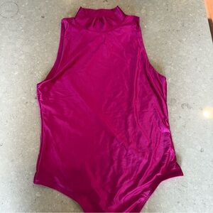 House of Harlow 1960 Pink Fitted Bodysuit